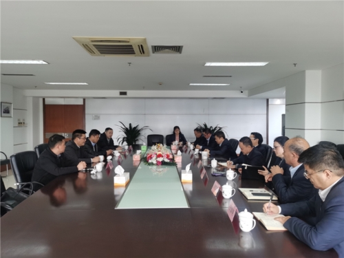 【领导关怀】市城投集团党委委员、副总经理沈卓恒一行赴tyc131太阳集团城调研指导工作